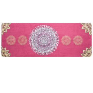 183*68*4mm Chamois Suede Natural RubberThick Yoga Mats Fitness Environmental Exercise Fitness Yoga Gymnastics Mats Indoor