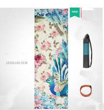 Load image into Gallery viewer, 2018 new pvc Yoga mat 5mmExtra Thick High Density double  Exercise Yoga Mat with Carrying Strap