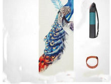 Load image into Gallery viewer, 2018 new pvc Yoga mat 5mmExtra Thick High Density double  Exercise Yoga Mat with Carrying Strap