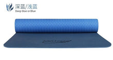 Load image into Gallery viewer, CROSSWAY Yoga Mats High Density 0.9 KGS 6mm TPE Bicolors Fitness Exercise Pilates Home Mat 6 Colors 183cm*61cm*6cm