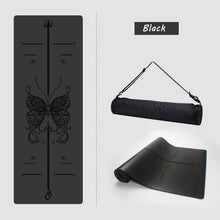 Load image into Gallery viewer, New Natural rubber yoga mat beginners thickened widened fitness mat yoga mat professional non-slip yoga mat