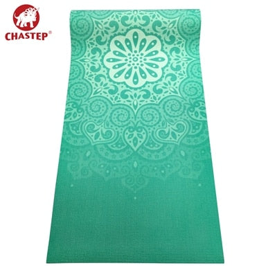 Chastep Gymnastics Mats PVC Yoga Mats Fitness Environmental Tasteless Lose Weight Exercise Fitness Yoga Gymnastics Mats Indoor