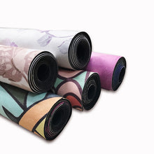 Load image into Gallery viewer, Natural rubber portable foldable yoga mat ultra thin antiskid travel yoga mat lengthening professional environmental protection