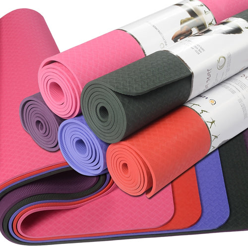 FANGCAN FCY-31 TPE Yoga Mat Non-toxic Single Layer for Beginners Body Building Equipment Yoga Mat 173*61cm