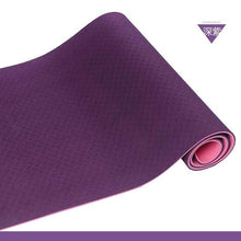 Load image into Gallery viewer, FANGCAN FCY-32 TPE Yoga Mat Double Layer 1830*610*8mm Prolong Yoga Mat Eco-friendly Mat for Beginners 5 colors available