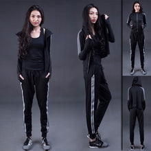 Load image into Gallery viewer, Women Yoga Suits Running Sport Suit Women Sports Bra Fitness Clothing Sport Wear 3 Piece Yoga Set Gym Workout Crop Top Tracksuit