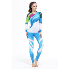 Load image into Gallery viewer, Life on track Running Sports Shirt Women Yoga Sets Breathable Suit High Quality Quick-Drying Gym Sports Suits