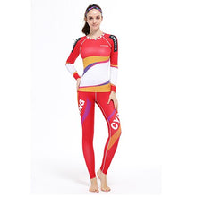 Load image into Gallery viewer, Life on track Running Sports Shirt Women Yoga Sets Breathable Suit High Quality Quick-Drying Gym Sports Suits