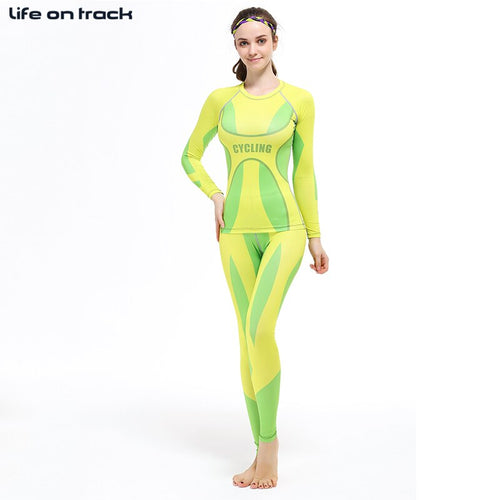 Cycling Fitness Training Women Tights Sports Elastic Jerseys Cycle sets Rashguard Set Bodybuilding GYM MMA Yoga XS-2XL