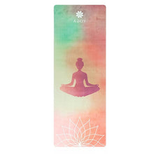 Load image into Gallery viewer, 183CM*68CM*4MM Natural Rubber Environmental Protection Suede Fabric Comfortable Non-Slip Exercise Mat Fitness Yoga Mat