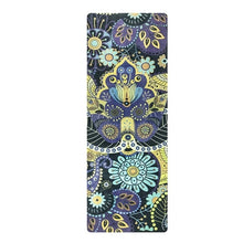 Load image into Gallery viewer, 183CM*68CM*4MM Natural Rubber Environmental Protection Suede Fabric Comfortable Non-Slip Exercise Mat Fitness Yoga Mat