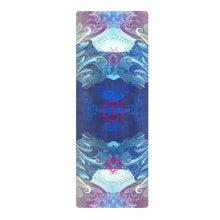 Load image into Gallery viewer, 183CM*68CM*4MM Natural Rubber Environmental Protection Suede Fabric Comfortable Non-Slip Exercise Mat Fitness Yoga Mat