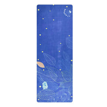 Load image into Gallery viewer, 183CM*68CM*4MM Natural Rubber Environmental Protection Suede Fabric Comfortable Non-Slip Exercise Mat Fitness Yoga Mat
