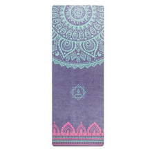 Load image into Gallery viewer, 183CM*68CM*4MM Natural Rubber Environmental Protection Suede Fabric Comfortable Non-Slip Exercise Mat Fitness Yoga Mat