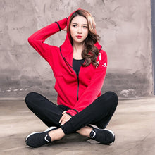 Load image into Gallery viewer, 2Pcs Women Yoga Sets Fitness Yoga Pants +Coat Leggings Set Gym Running Sport Suit Set Workout Clothes Female Clothes