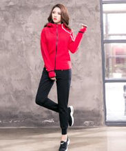 Load image into Gallery viewer, 2Pcs Women Yoga Sets Fitness Yoga Pants +Coat Leggings Set Gym Running Sport Suit Set Workout Clothes Female Clothes