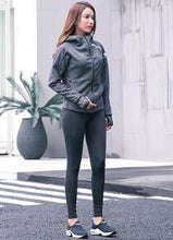 Load image into Gallery viewer, 2Pcs Women Yoga Sets Fitness Yoga Pants +Coat Leggings Set Gym Running Sport Suit Set Workout Clothes Female Clothes