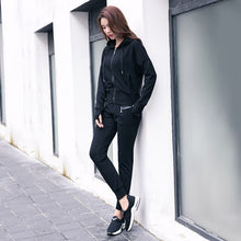 Load image into Gallery viewer, 2018 Yoga Set Sport Jacket+Yoga pants 2 Pieces Running Sportswear Tracksuit Fitness Gym Clothing Running outdoor Sports Clothes