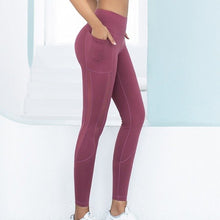 Load image into Gallery viewer, High Quality Ankle-Length Pants Yoga Ladies High Waist Stretch Breathable Quick-Drying Tights Sports Yoga Pants Women Size S-L