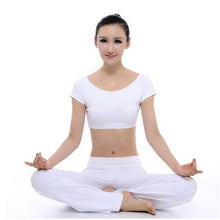 Load image into Gallery viewer, Women Professional Yoga Set Shirt Pants Suits Female Slim Yoga Clothing Fitness Dance Performance Suit   Indonesia Yoga Clothes