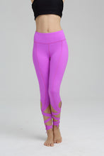 Load image into Gallery viewer, Super Stretchy Gym Tights Energy Seamless Tummy Control Yoga Pants High Waist Sport Leggings Purple Running Pants Women