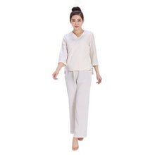Load image into Gallery viewer, Women Zen Suit Yoga Sets For Women Sport Suit Women Linen Breathable Yoga Sets Women Gym Clothes Zen Suit Yoga Training Suits