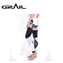 Load image into Gallery viewer, New Arrival Knit compression Pant Elastic Leggings Female Pants Tights Geometry Leggin Clothes for Fitness Sports Geometry