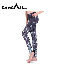 Load image into Gallery viewer, New Arrival Knit compression Pant Elastic Leggings Female Pants Tights Geometry Leggin Clothes for Fitness Sports Geometry