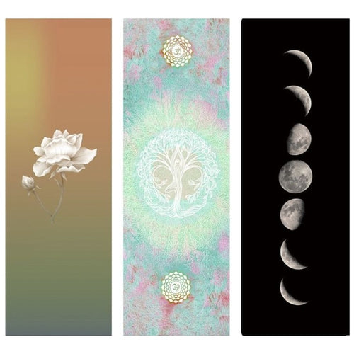 3.5MM New Printing Yoga Mat Non-slip Deerskin Suede Natural Rubber Yoga Mat Lose Weight Exercise Pilates Pad Gymnastic Mats