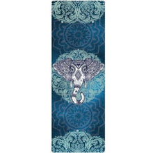 Load image into Gallery viewer, 3.5MM New Printing Yoga Mat Non-slip Deerskin Suede Natural Rubber Yoga Mat Lose Weight Exercise Pilates Pad Gymnastic Mats